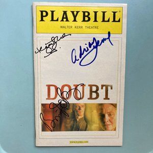 Doubt Signed Playbill Broadway Adriane Lenox Brían F O'Byrne Heather Goldenhersh